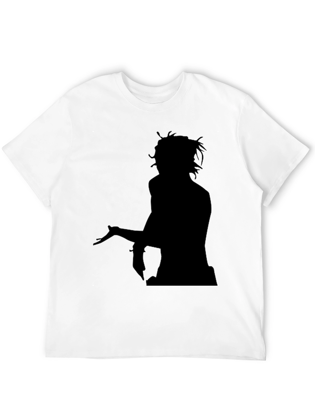 Silhouette Graphic Print Black T-Shirt