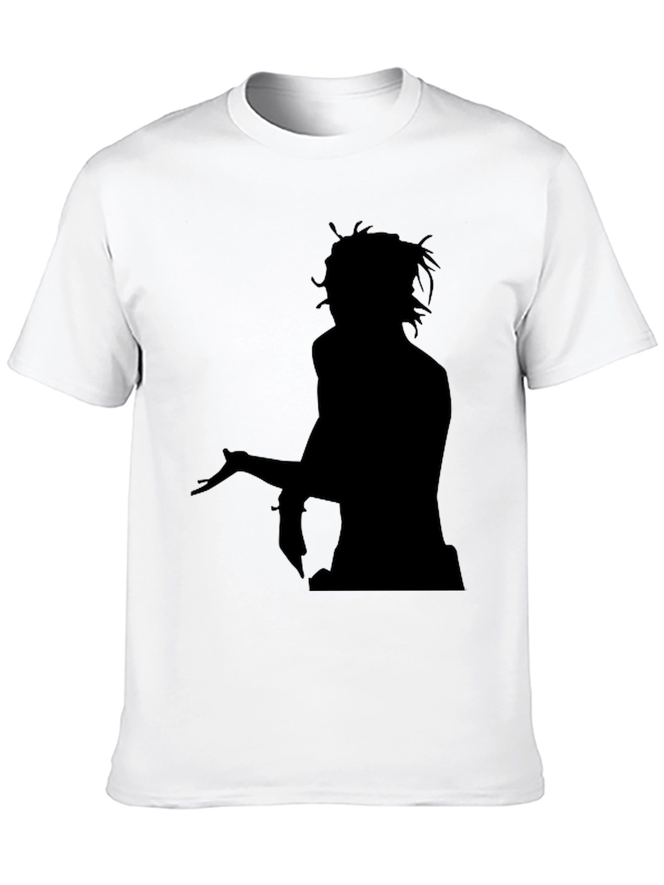 Silhouette Graphic Print Black T-Shirt