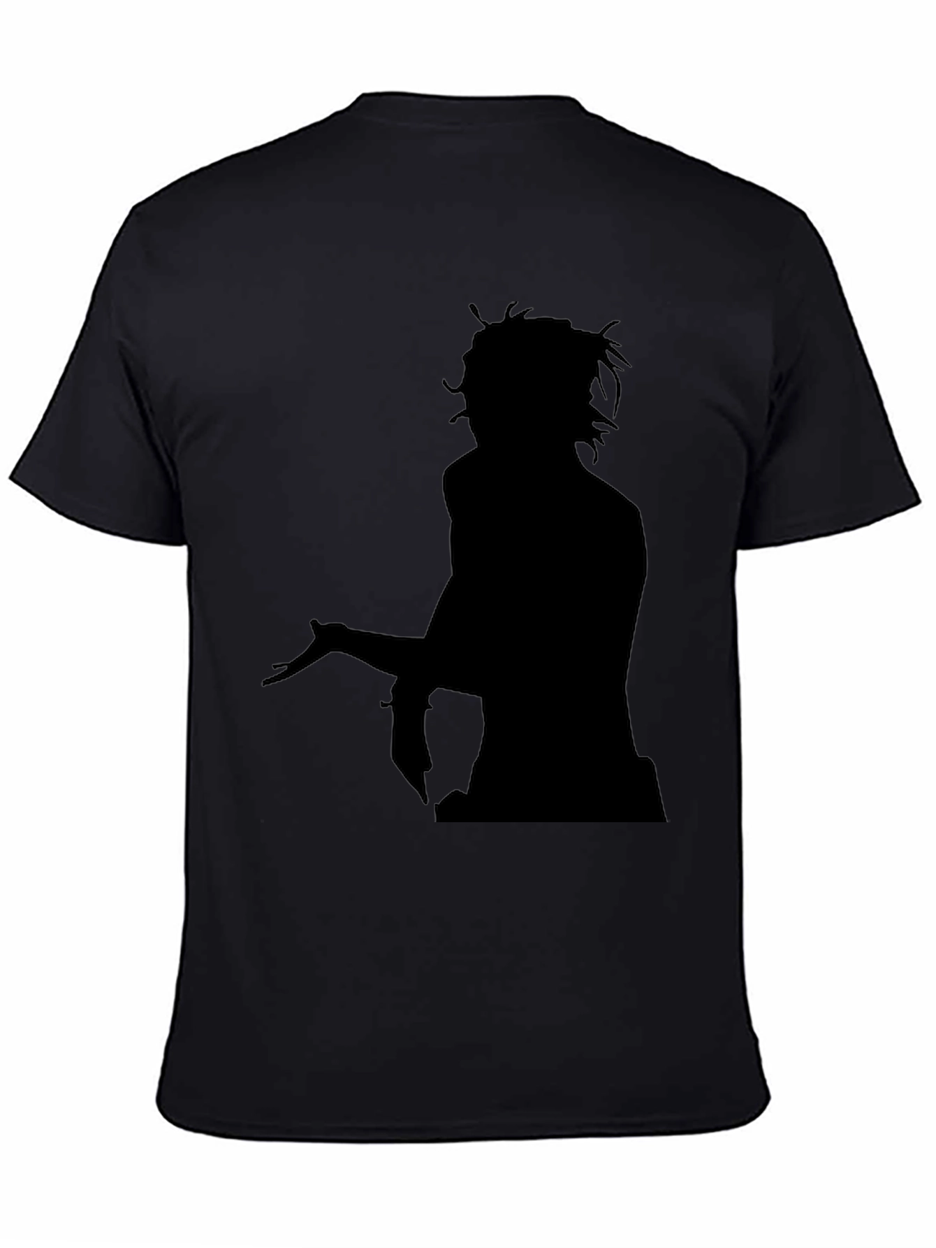 Silhouette Graphic Print Black T-Shirt