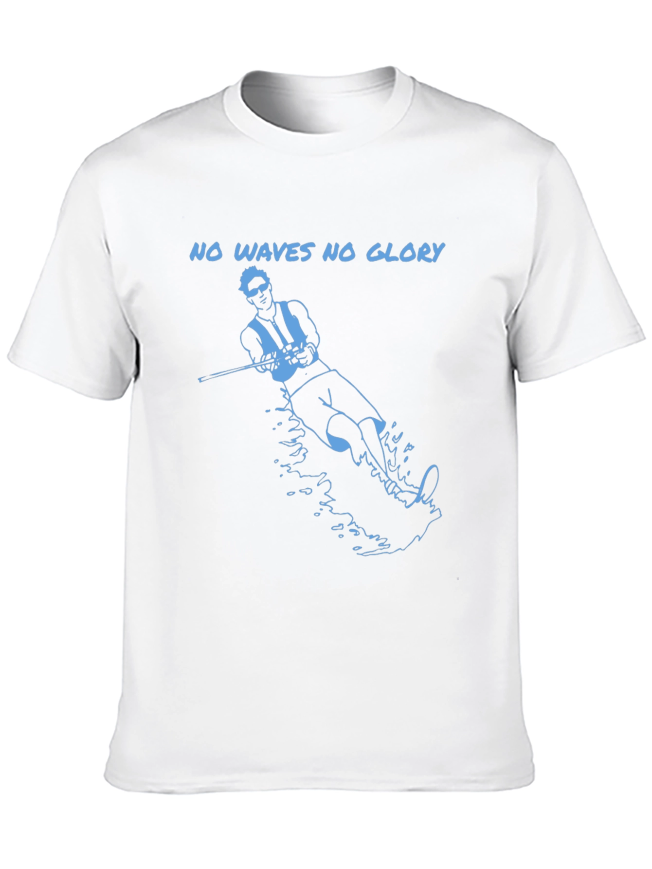 No Waves No Glory Graphic T-Shirt