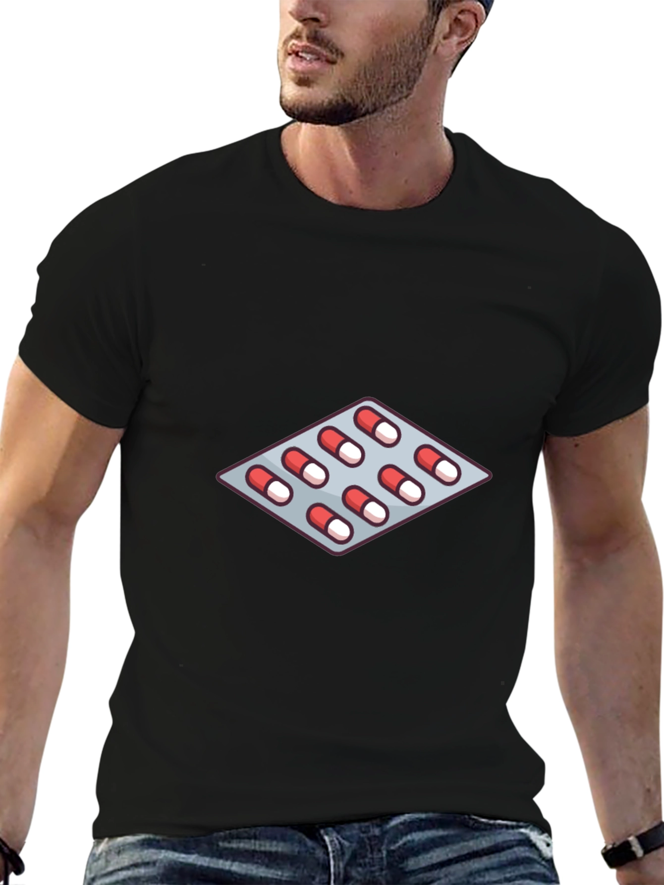 Pills Graphic T-Shirt - Cool Novelty Tee