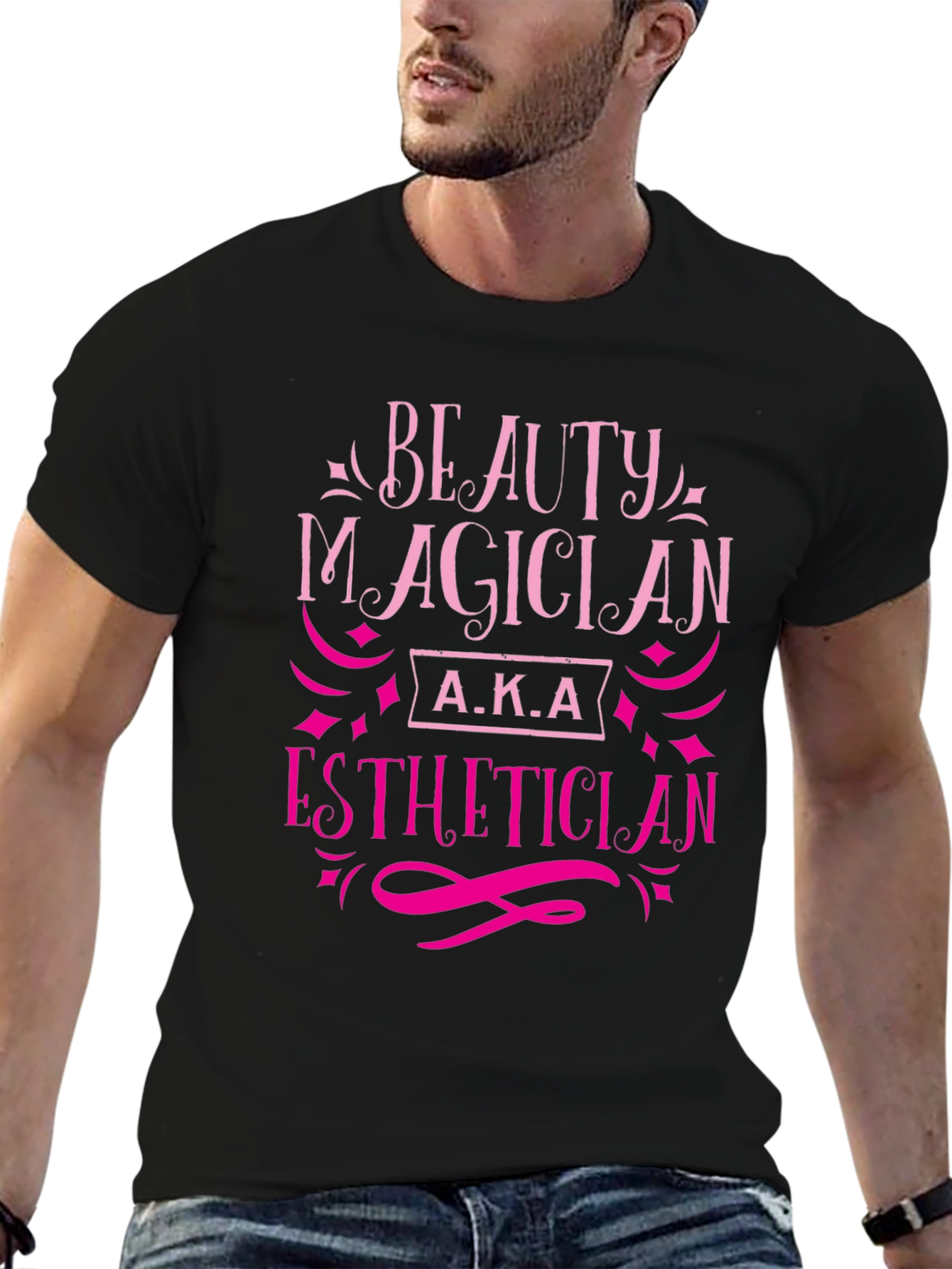 Beauty Magician Esthetician T-Shirt - Black