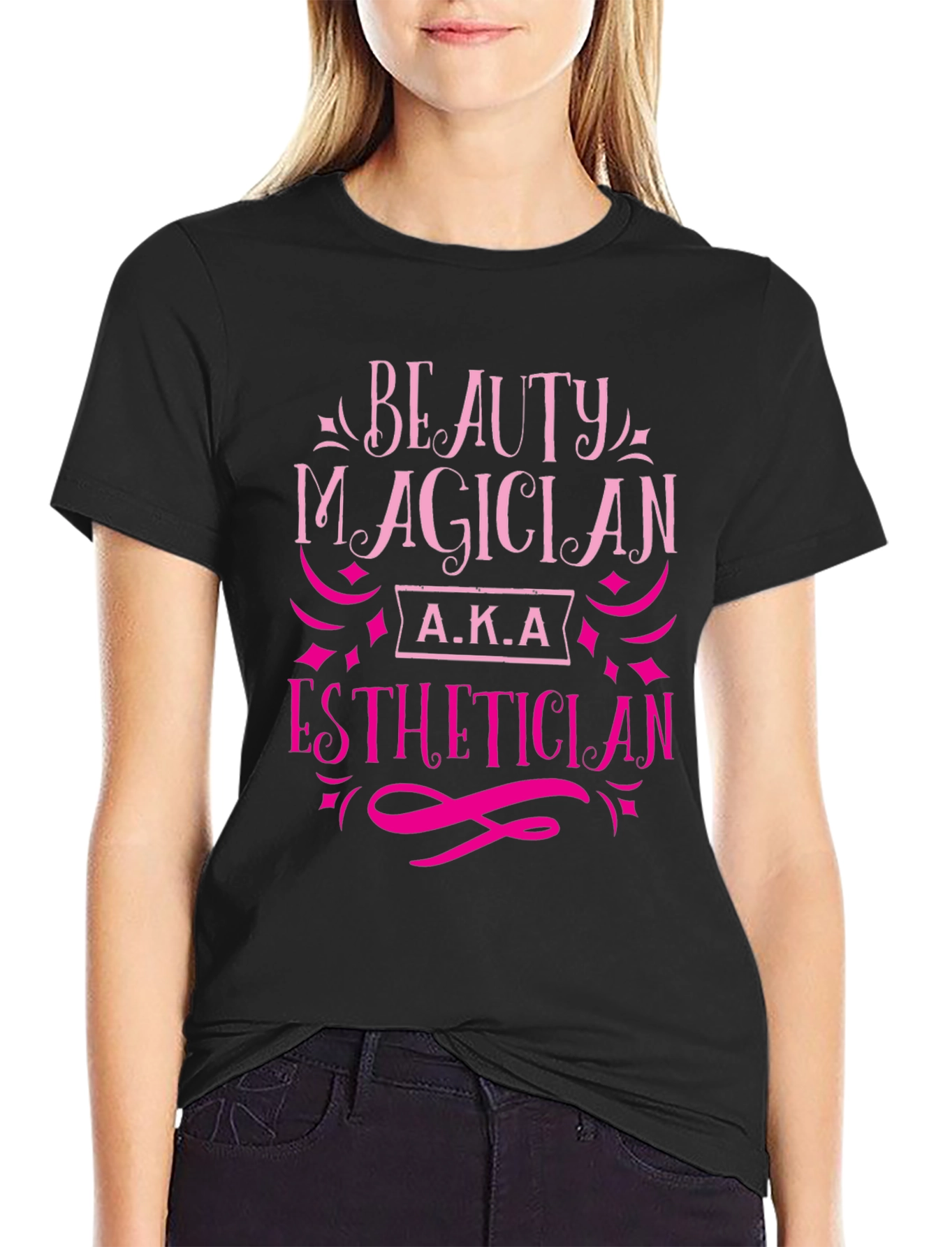 Beauty Magician Esthetician T-Shirt - Black