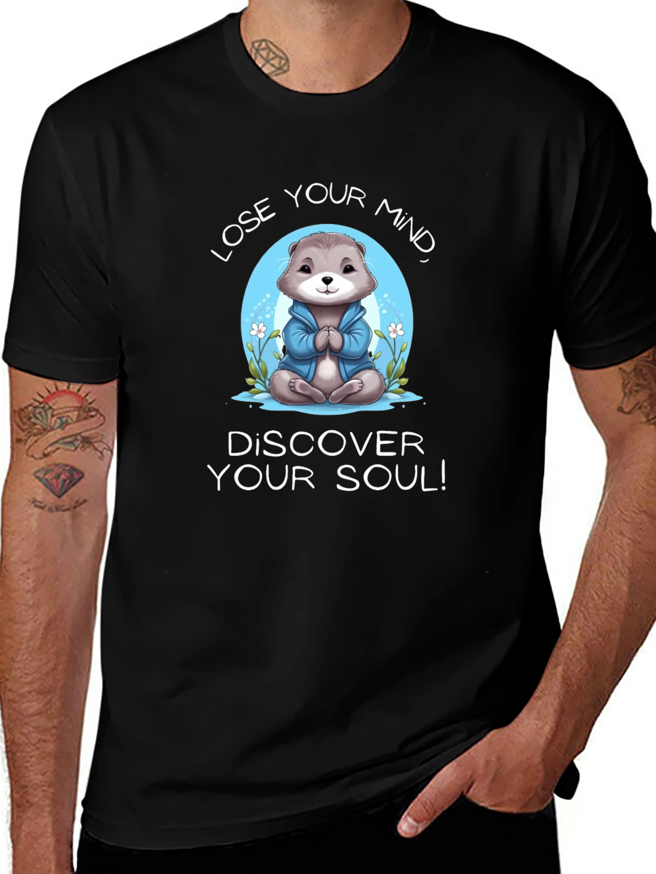Mindful Otter T-Shirt: Lose Your Mind Find Your Soul!