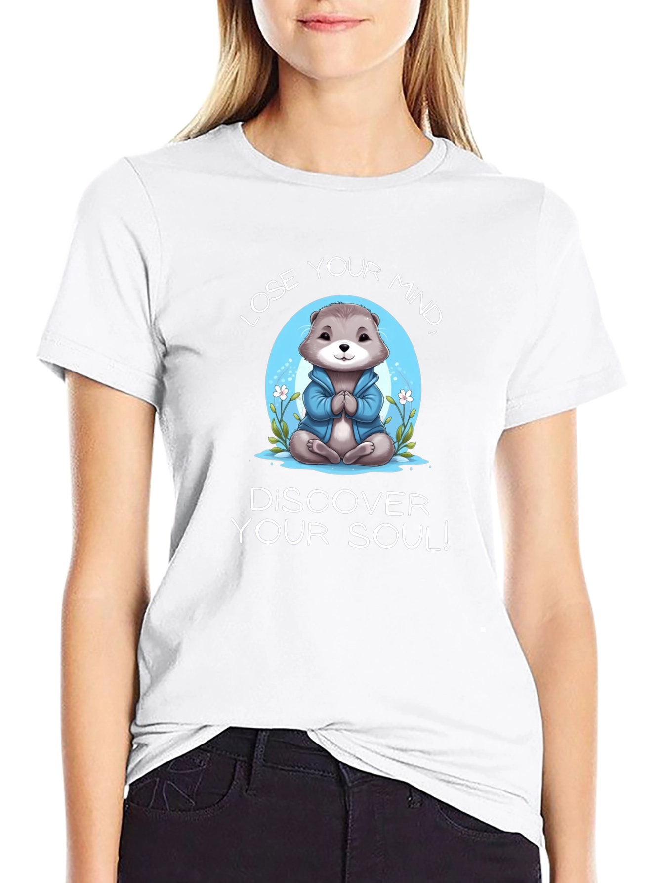 Mindful Otter T-Shirt: Lose Your Mind Find Your Soul!