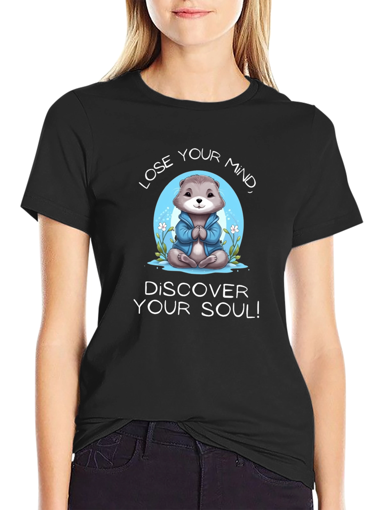 Mindful Otter T-Shirt: Lose Your Mind Find Your Soul!