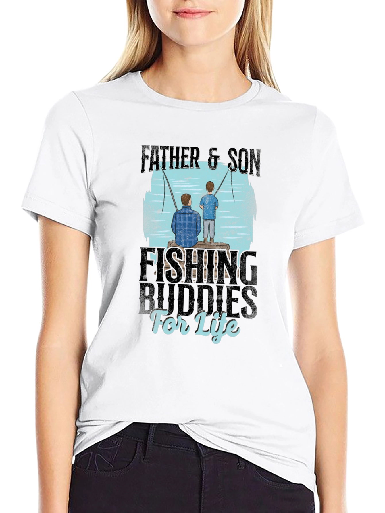 Father & Son Fishing Buddies T-Shirt