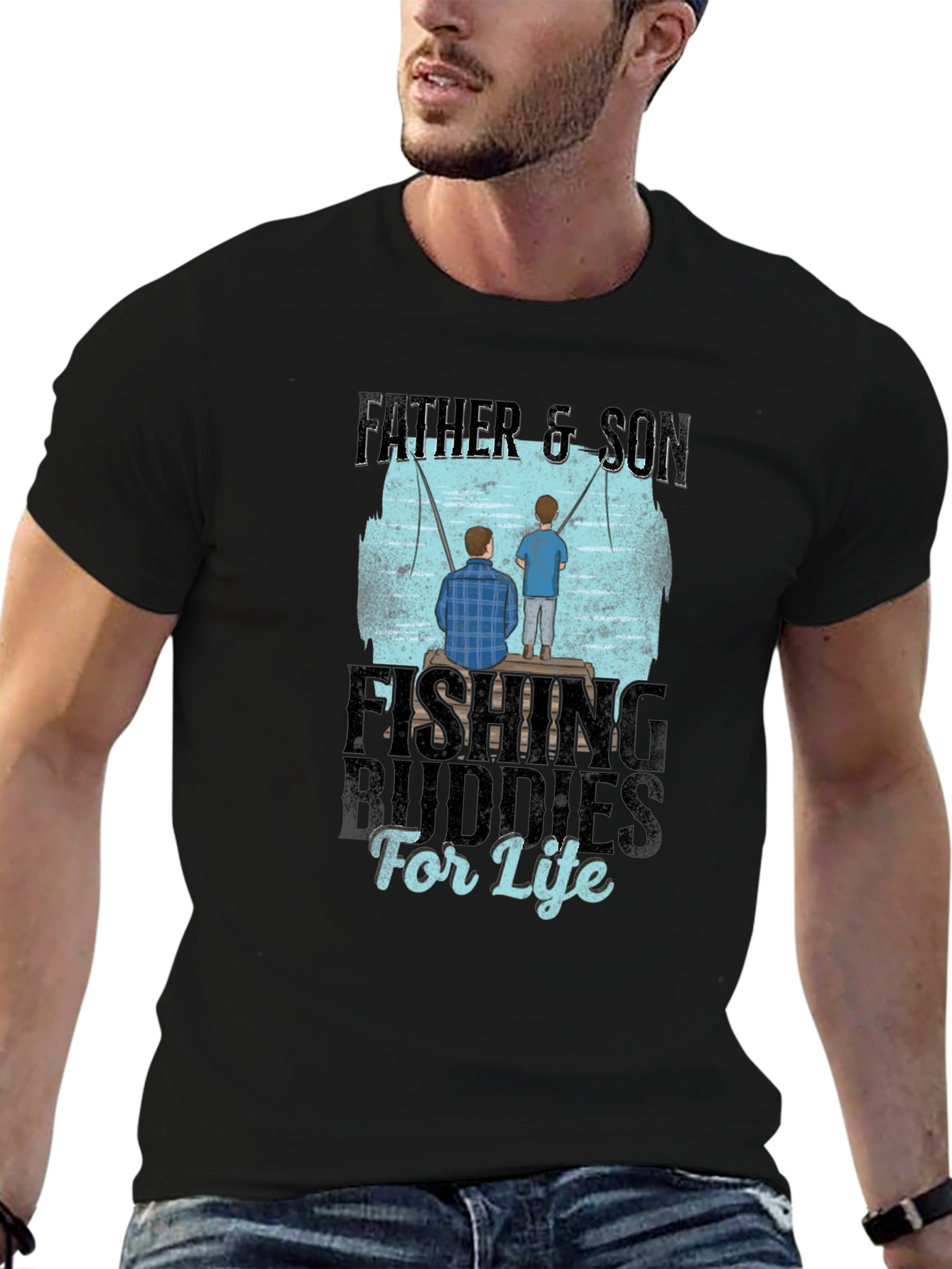 Father & Son Fishing Buddies T-Shirt