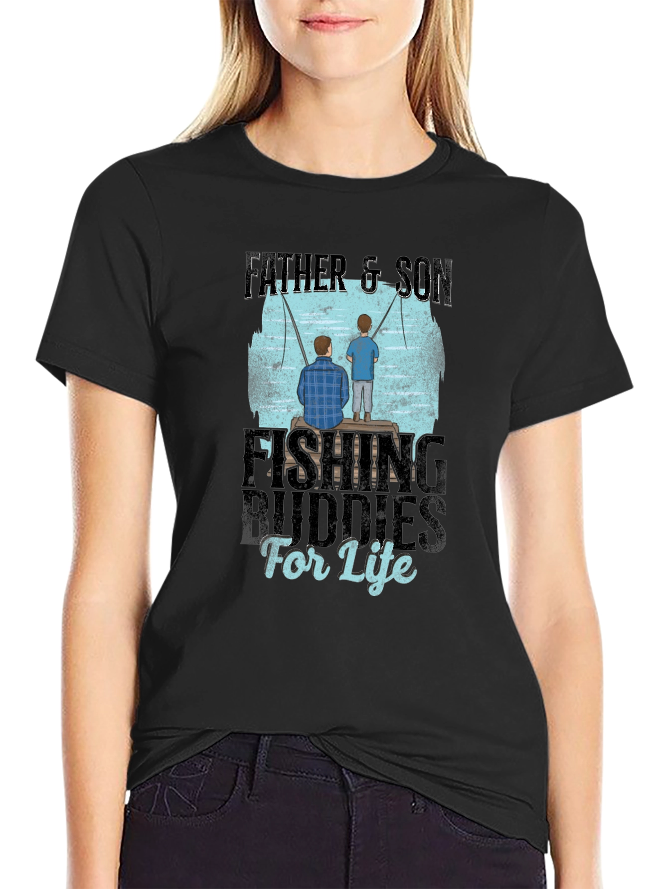 Father & Son Fishing Buddies T-Shirt