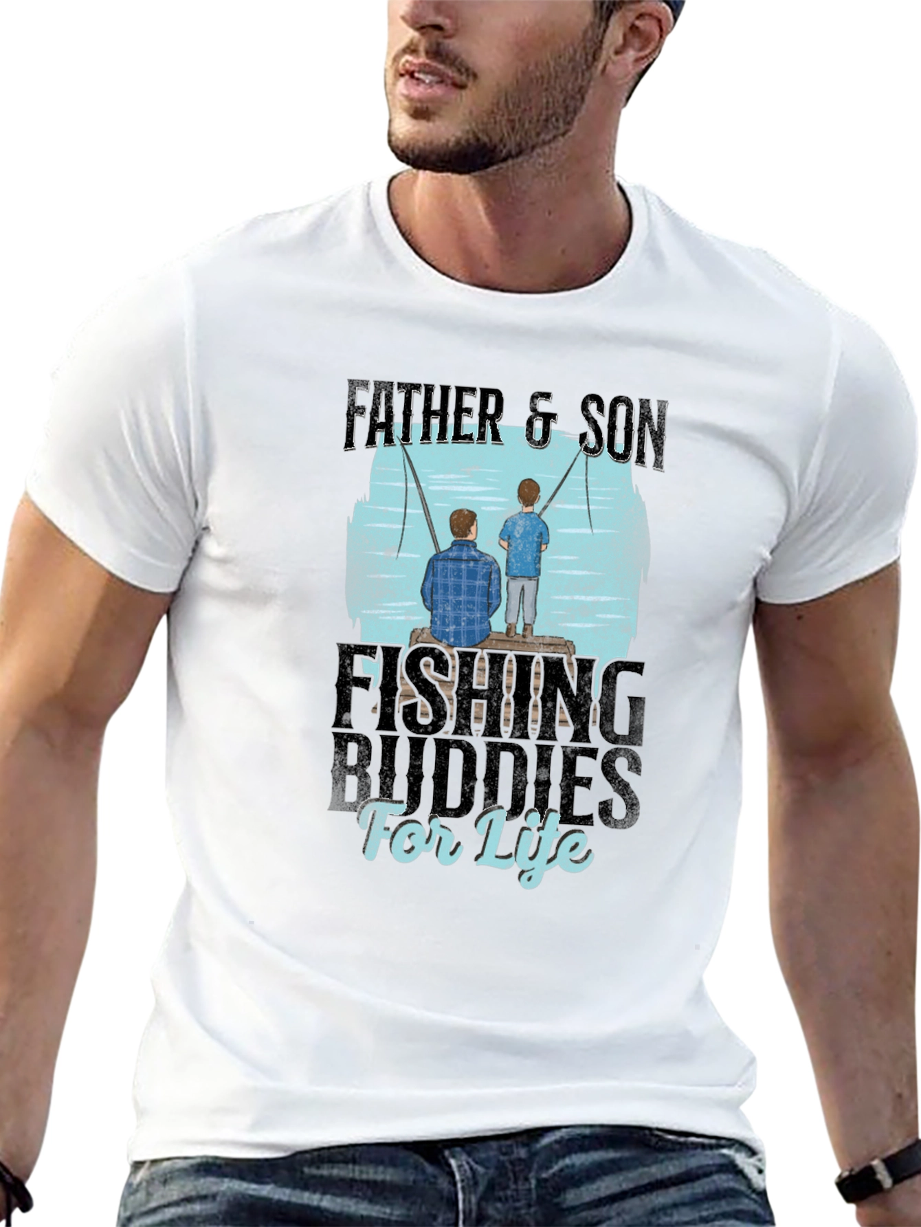 Father & Son Fishing Buddies T-Shirt