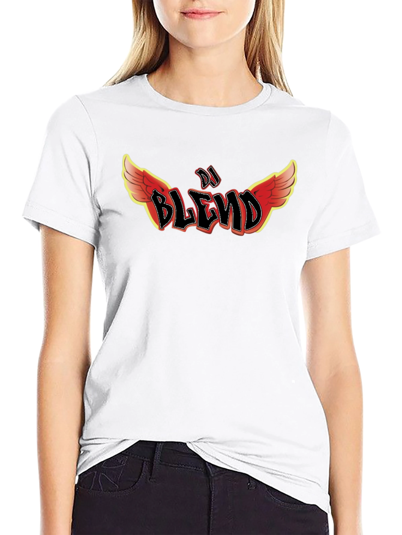 DJ Blend Graphic Tee - Cool Black T-Shirt