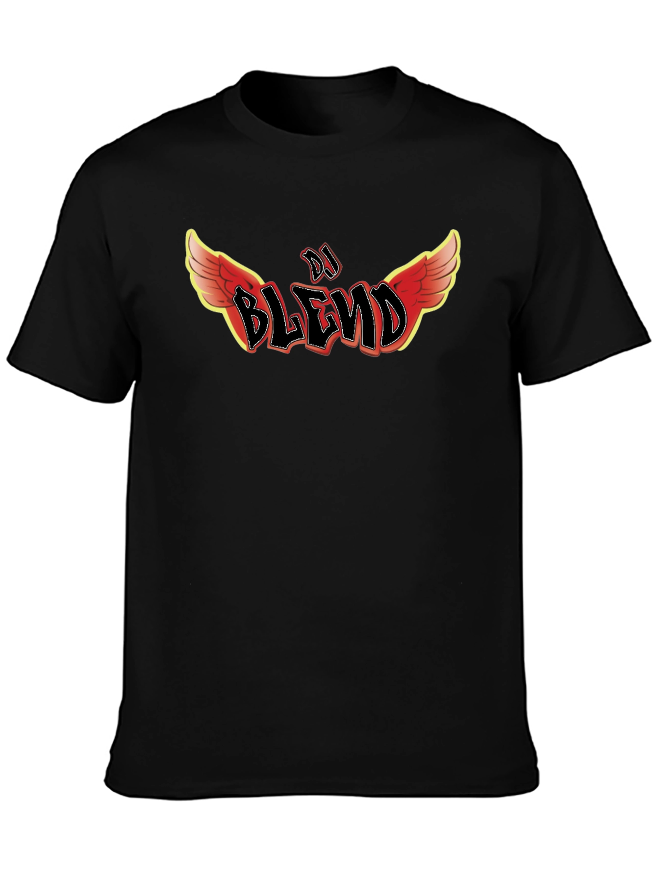 DJ Blend Graphic Tee - Cool Black T-Shirt