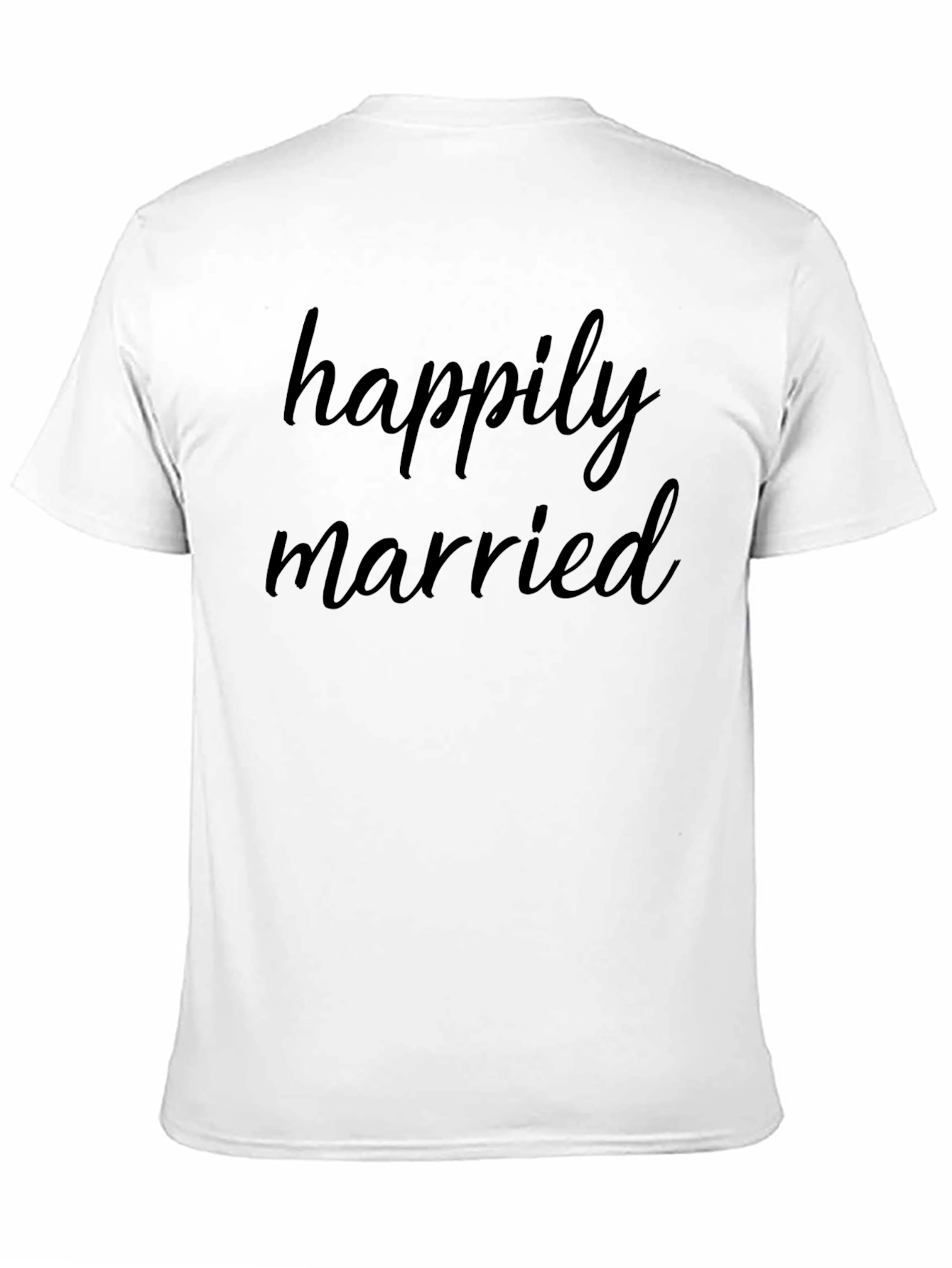 Happily Married Crewneck T-Shirt