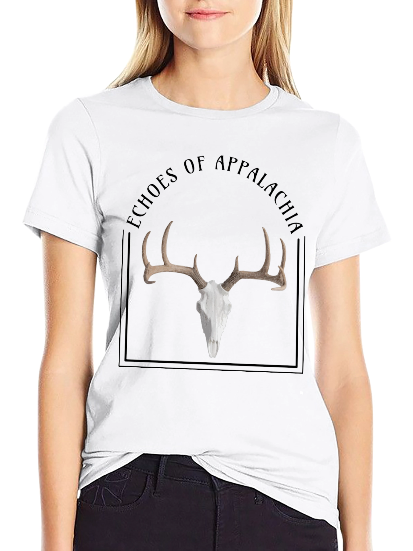 Echoes of Appalachia Deer Skull Tee