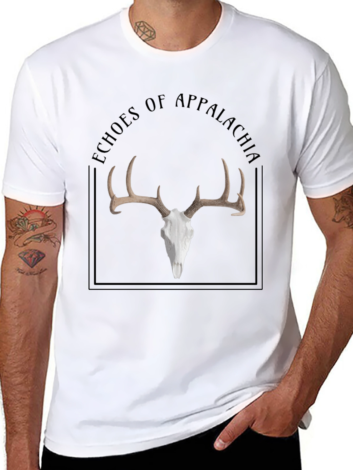 Echoes of Appalachia Deer Skull Tee