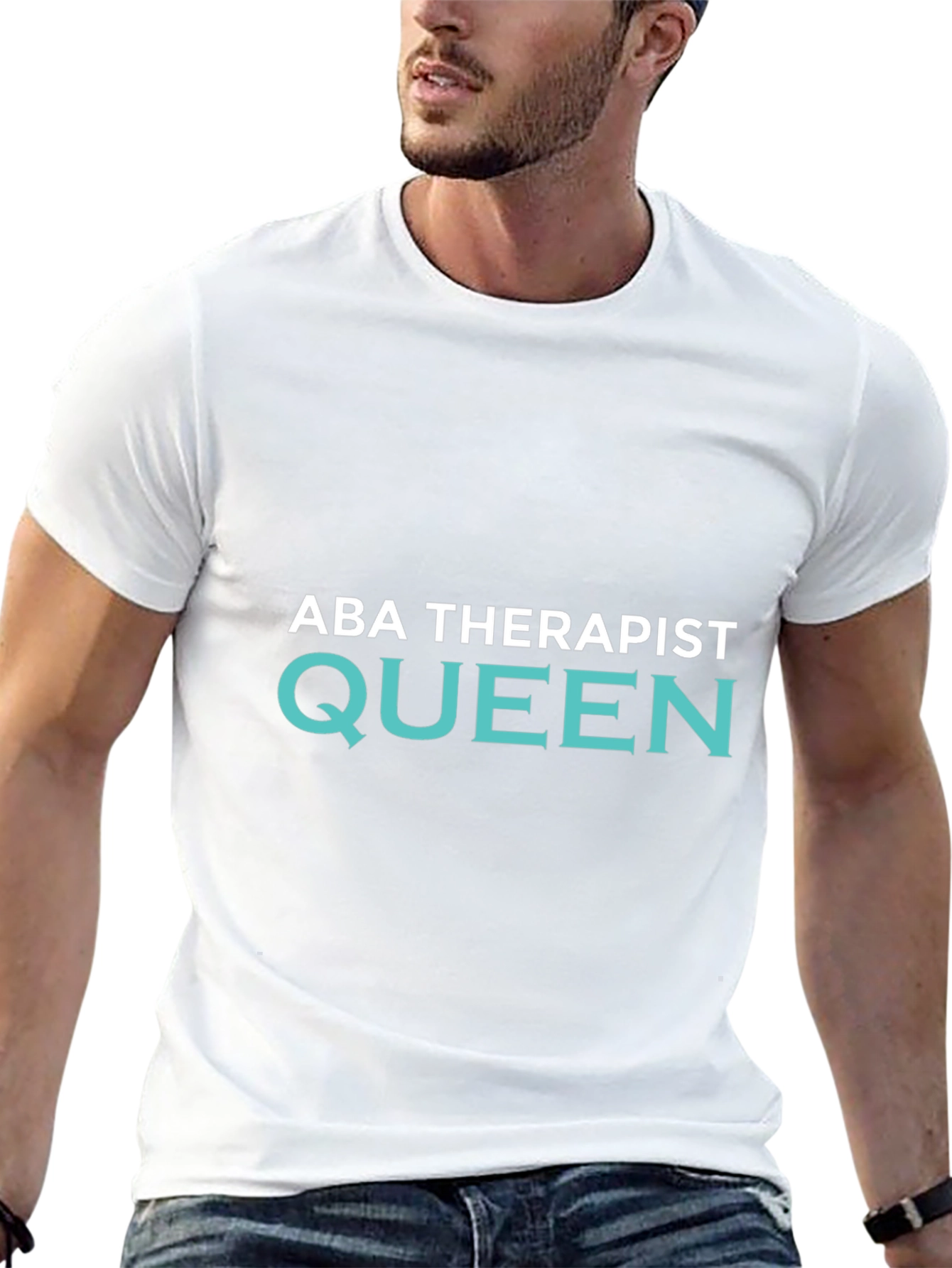 ABA Therapist Queen Black T-Shirt