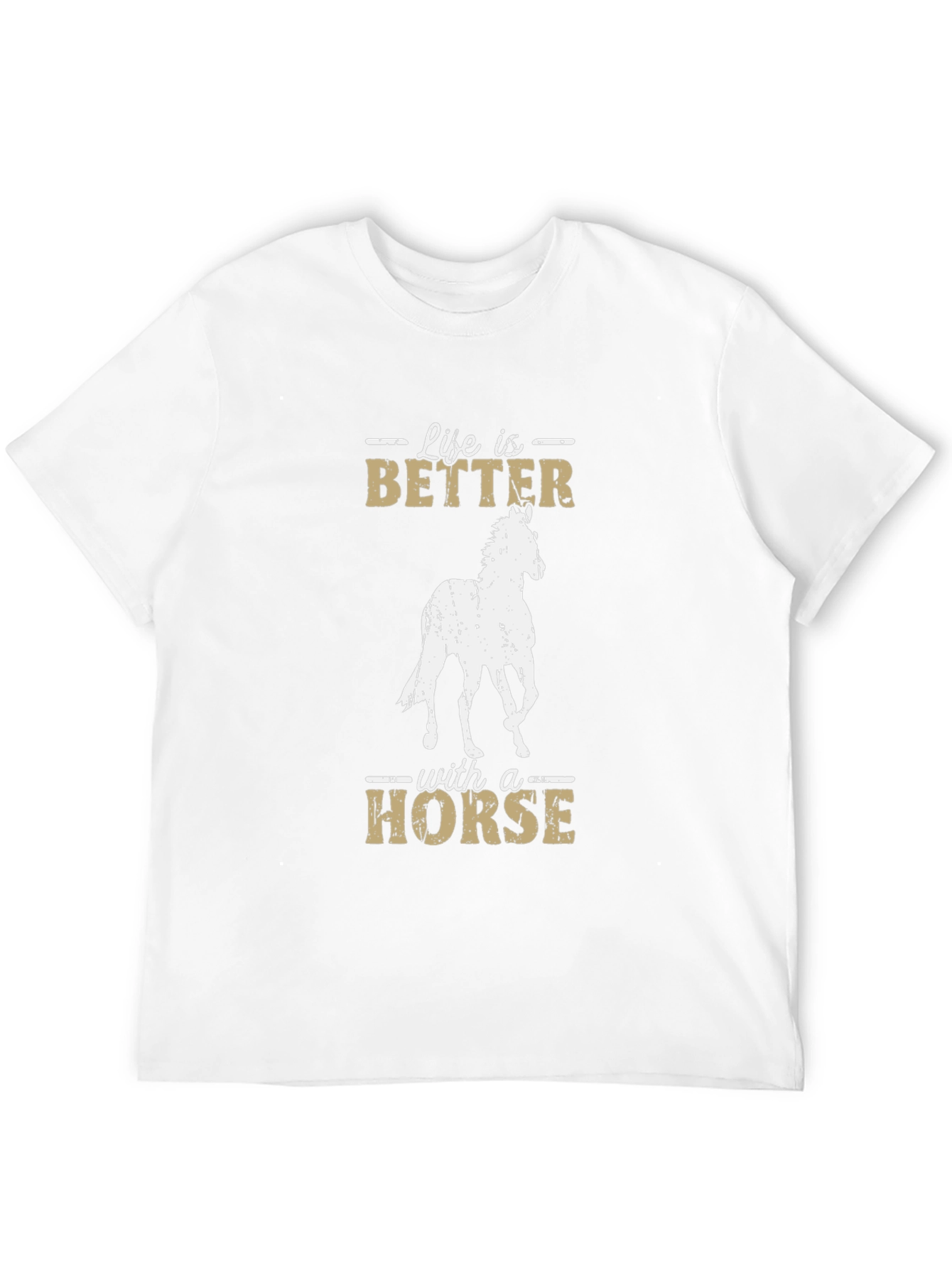 Life is Better with a Horse Graphic T-Shirt