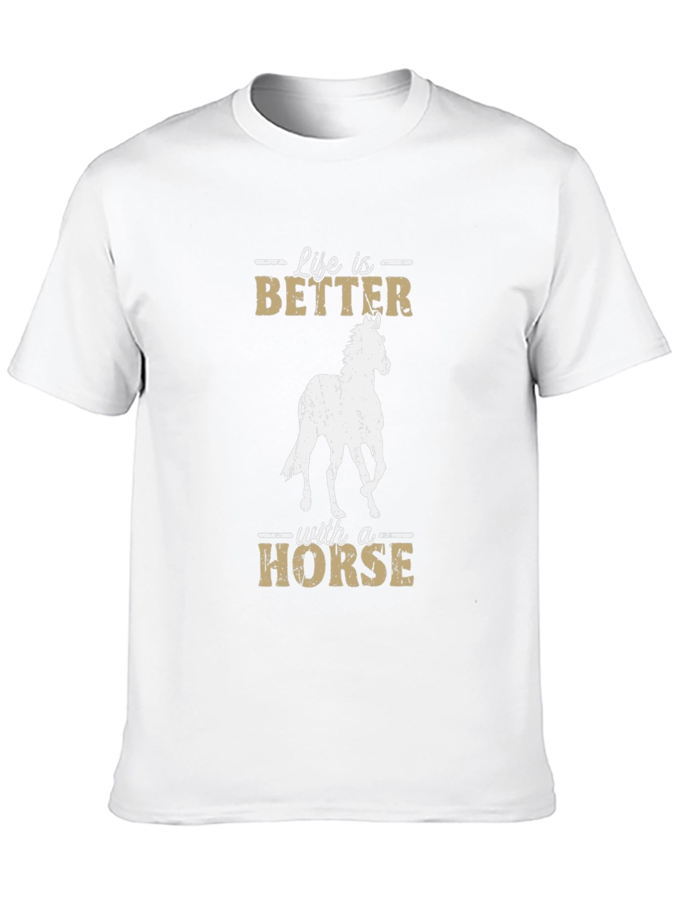 Life is Better with a Horse Graphic T-Shirt