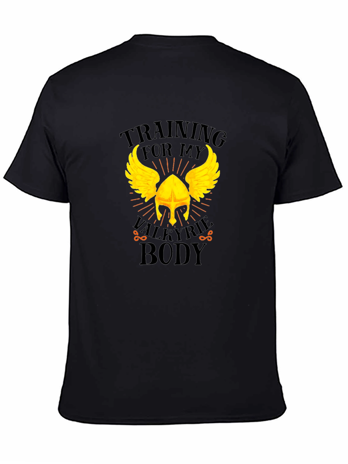 Valkyrie Body Training Graphic Tee - Black