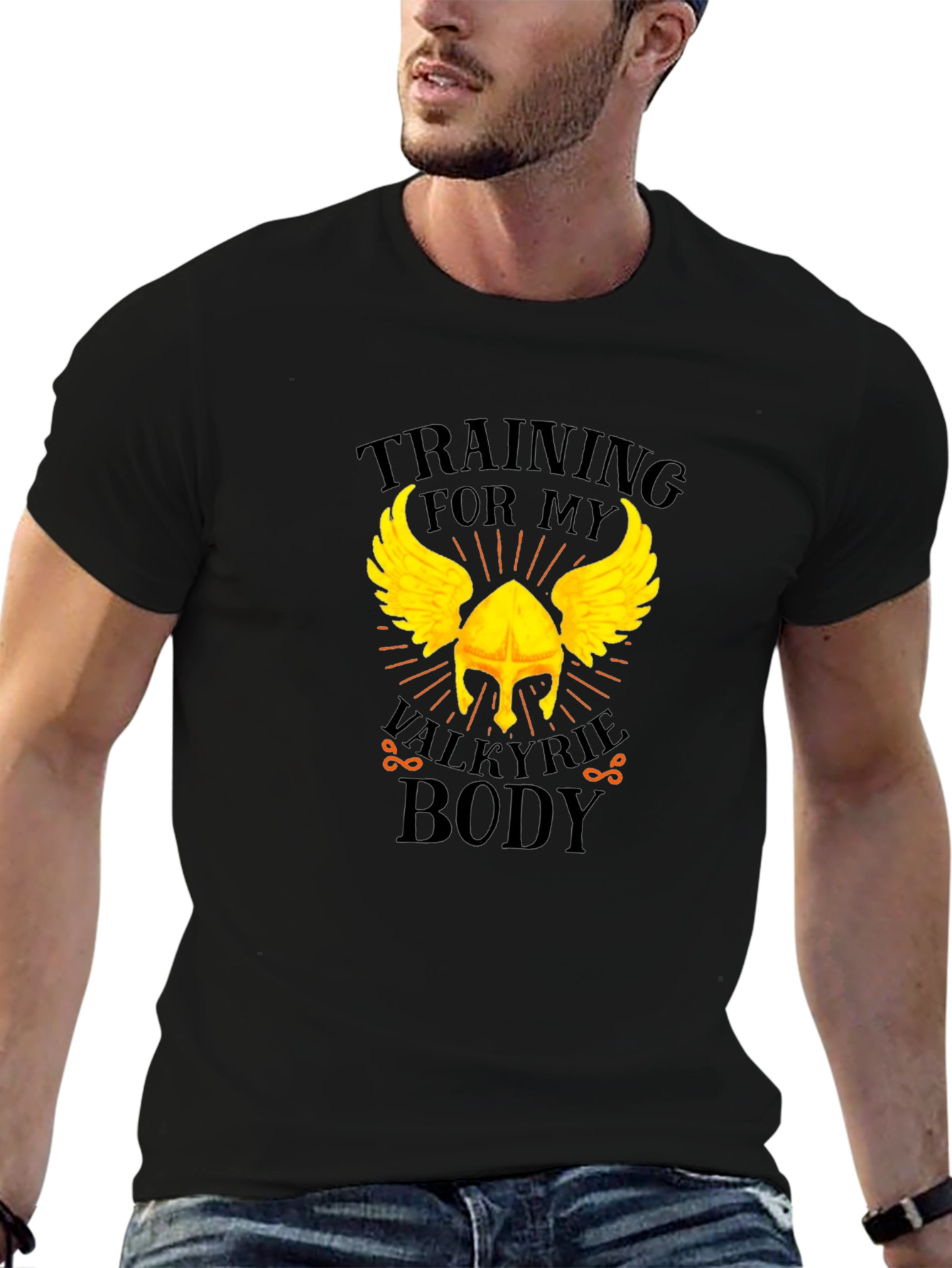 Valkyrie Body Training Graphic Tee - Black