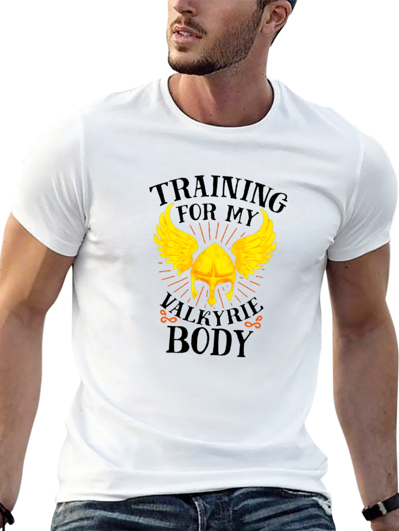 Valkyrie Body Training Graphic Tee - Black