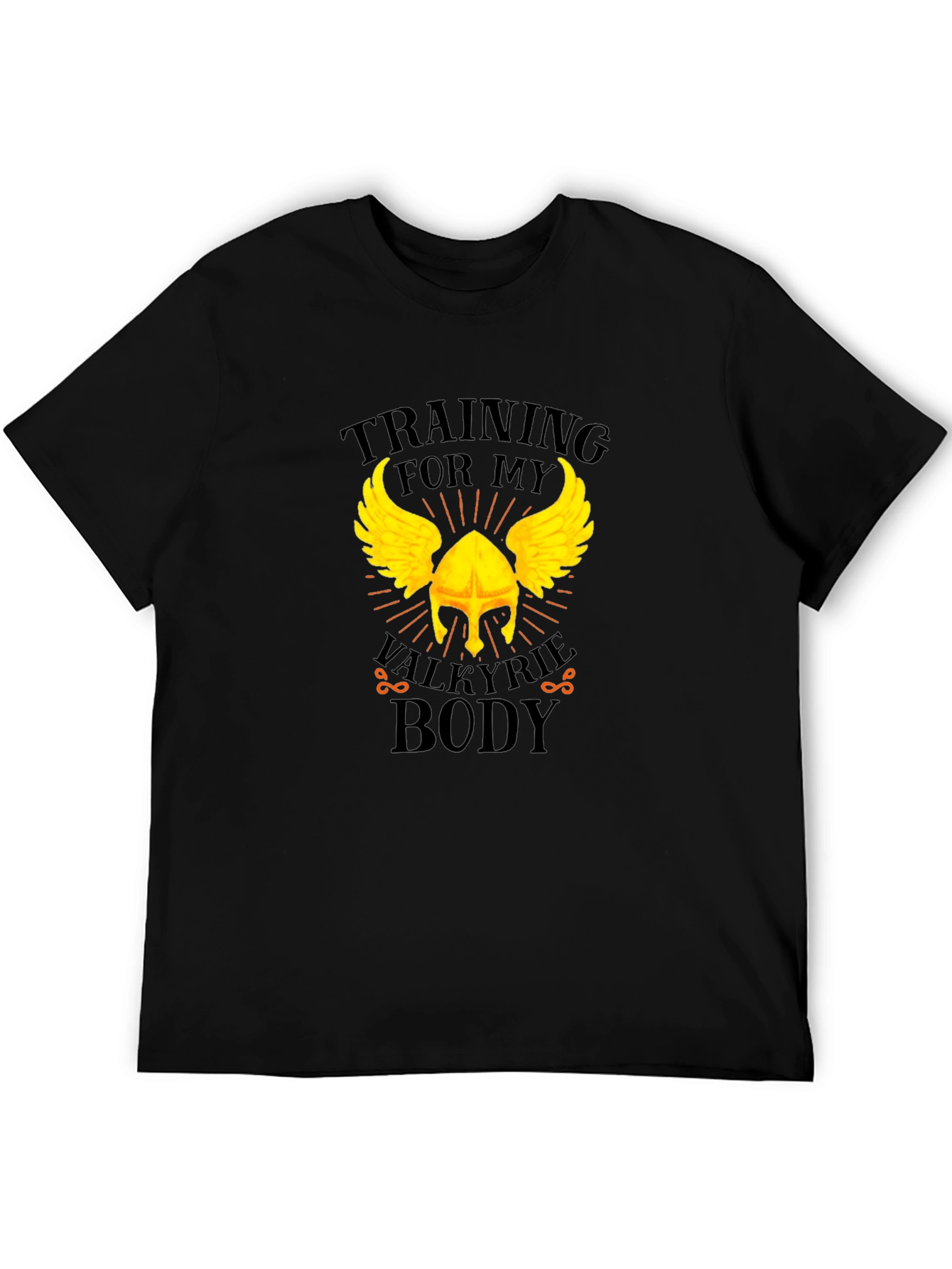 Valkyrie Body Training Graphic Tee - Black