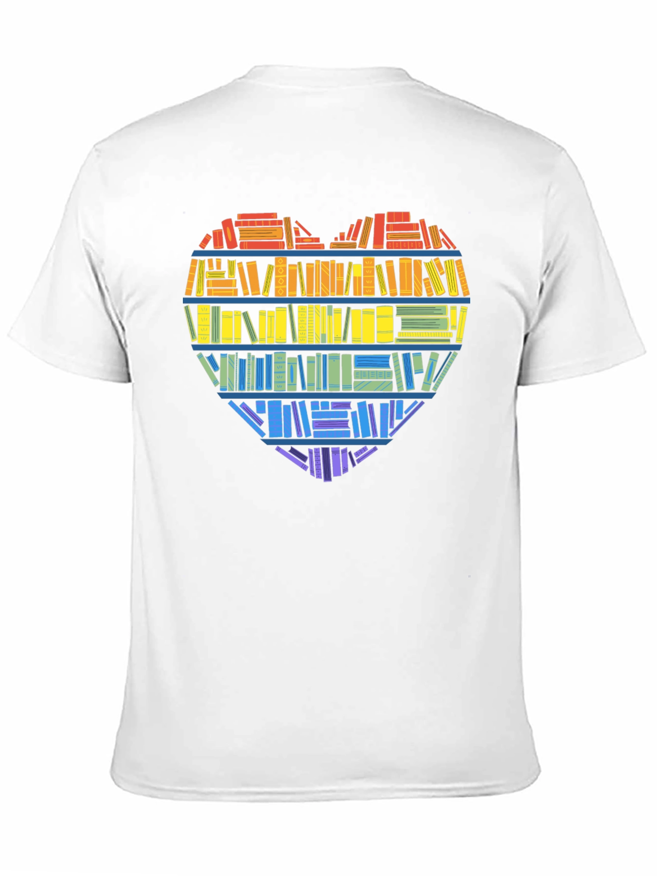 Book Lover Heart Graphic Tee