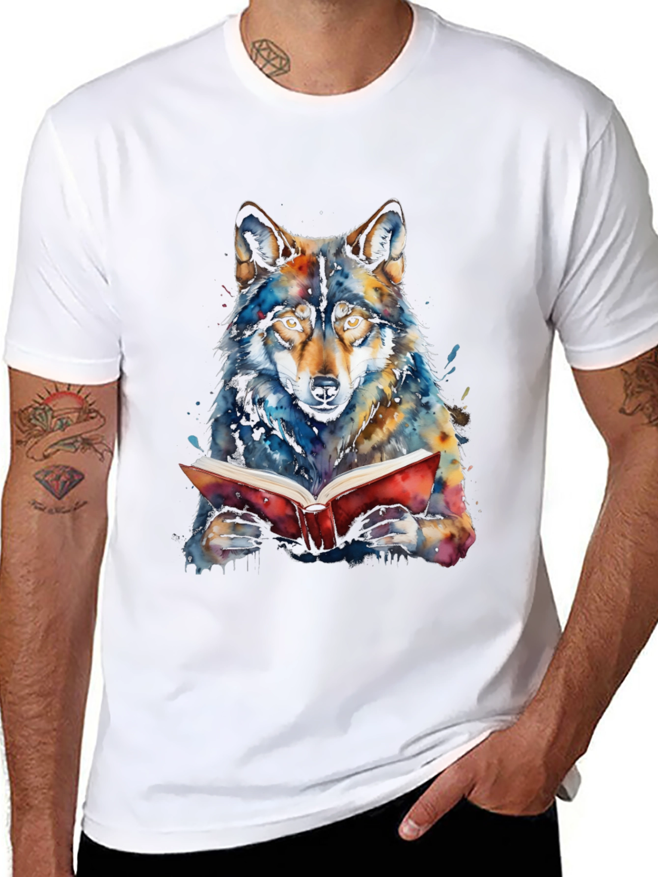 Reading Wolf Graphic Tee