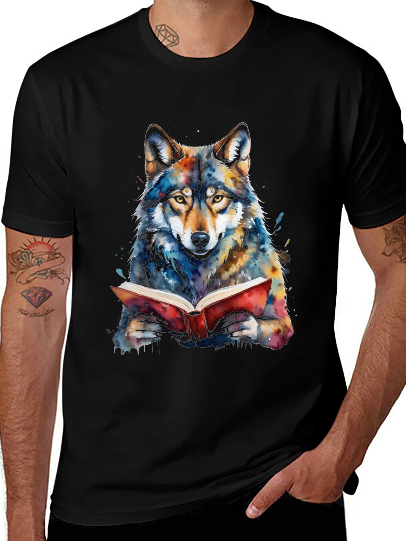 Reading Wolf Graphic Tee