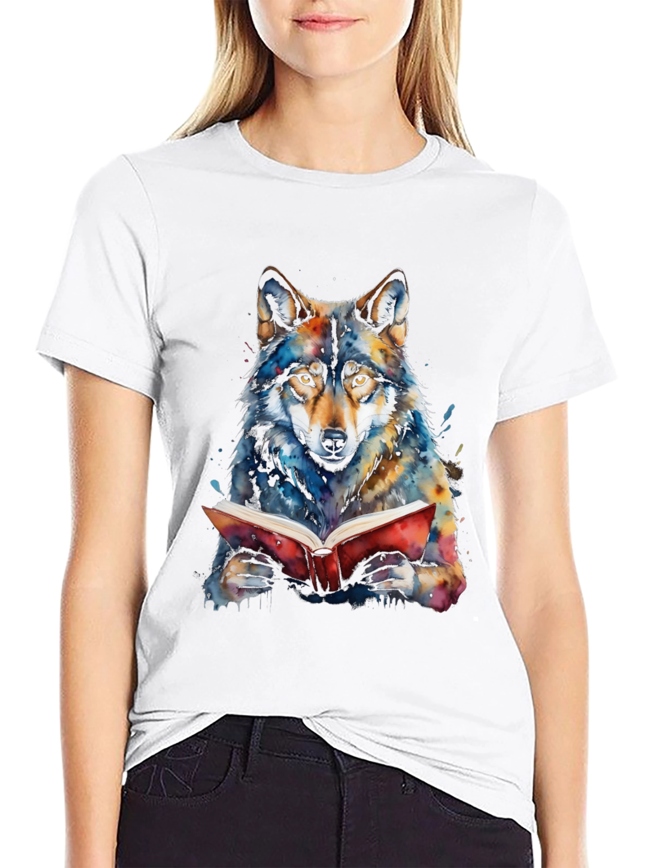 Reading Wolf Graphic Tee