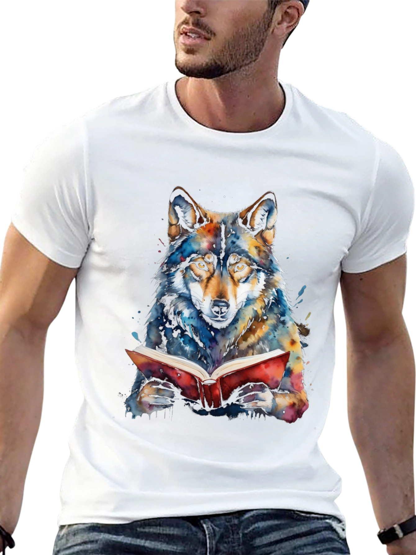 Reading Wolf Graphic Tee