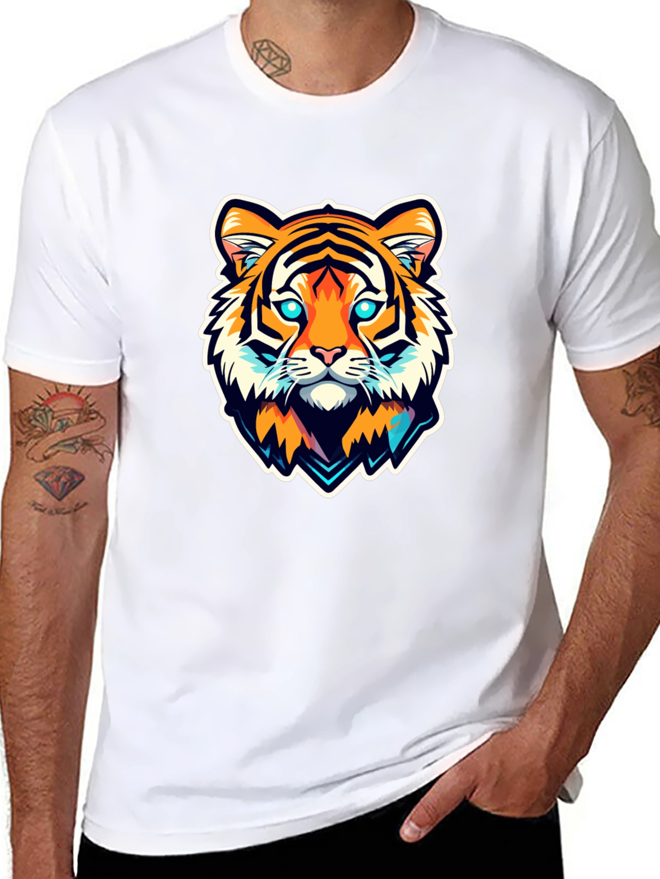 Tiger Graphic Print Tee