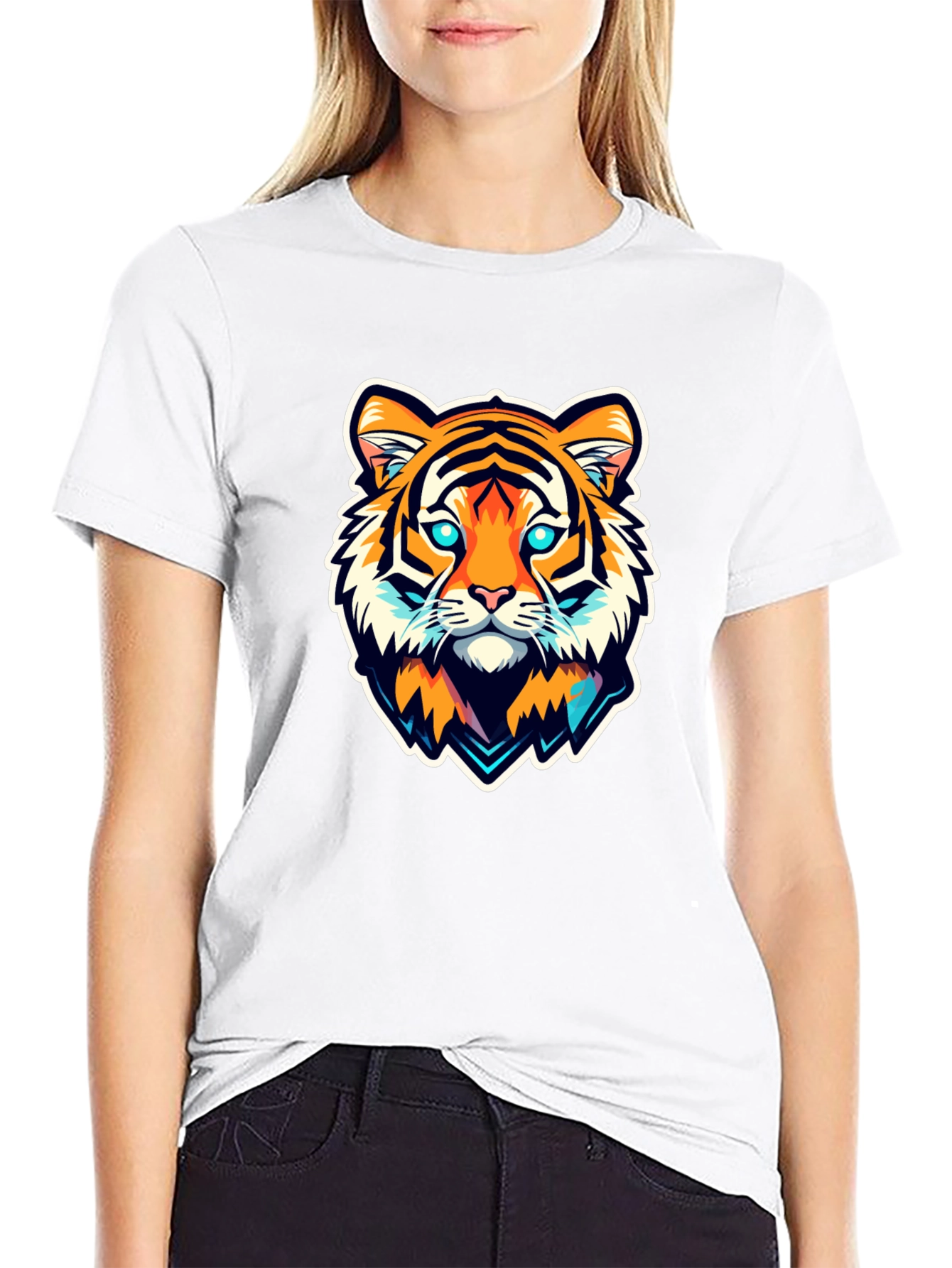 Tiger Graphic Print Tee