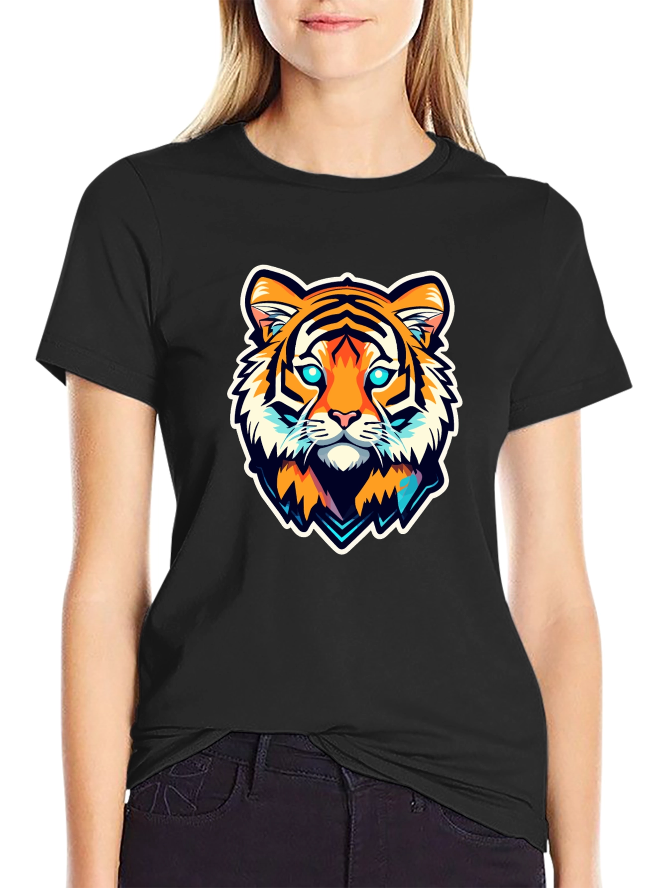 Tiger Graphic Print Tee