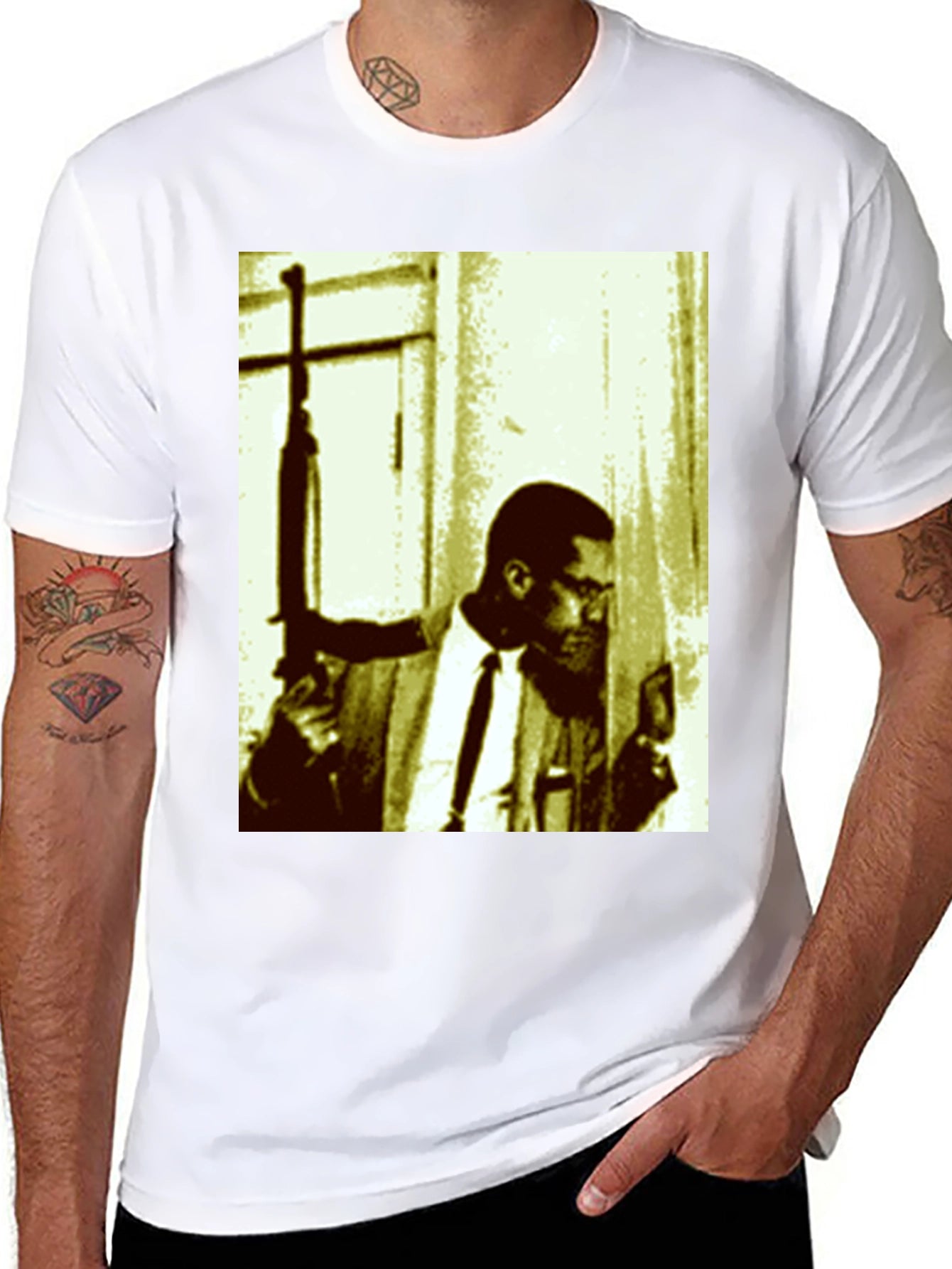 Malcolm X T-Shirt - Iconic Image