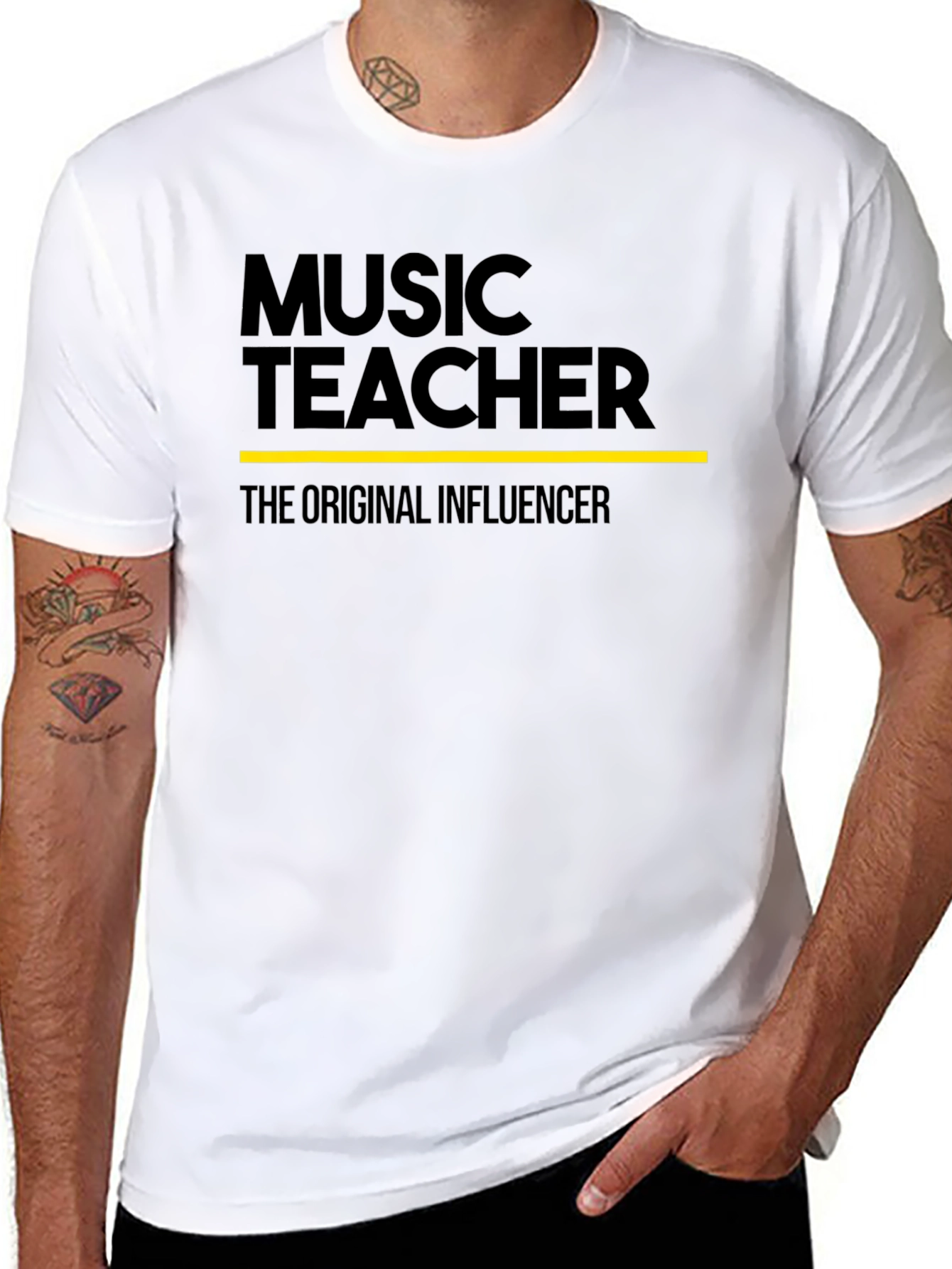 Music Teacher - The Original Influencer Tee