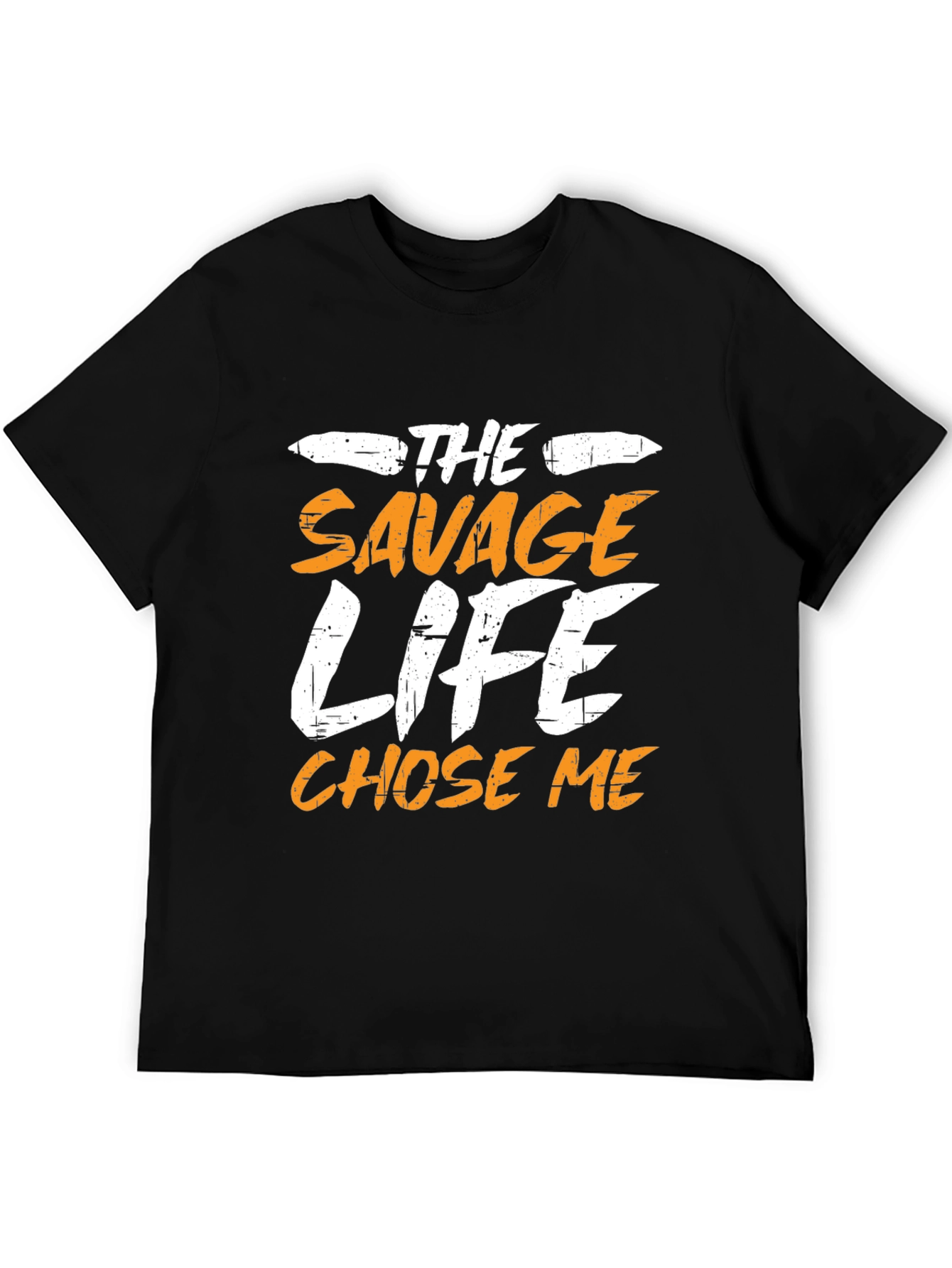 Savage Life Mens Graphic T-Shirt - Black