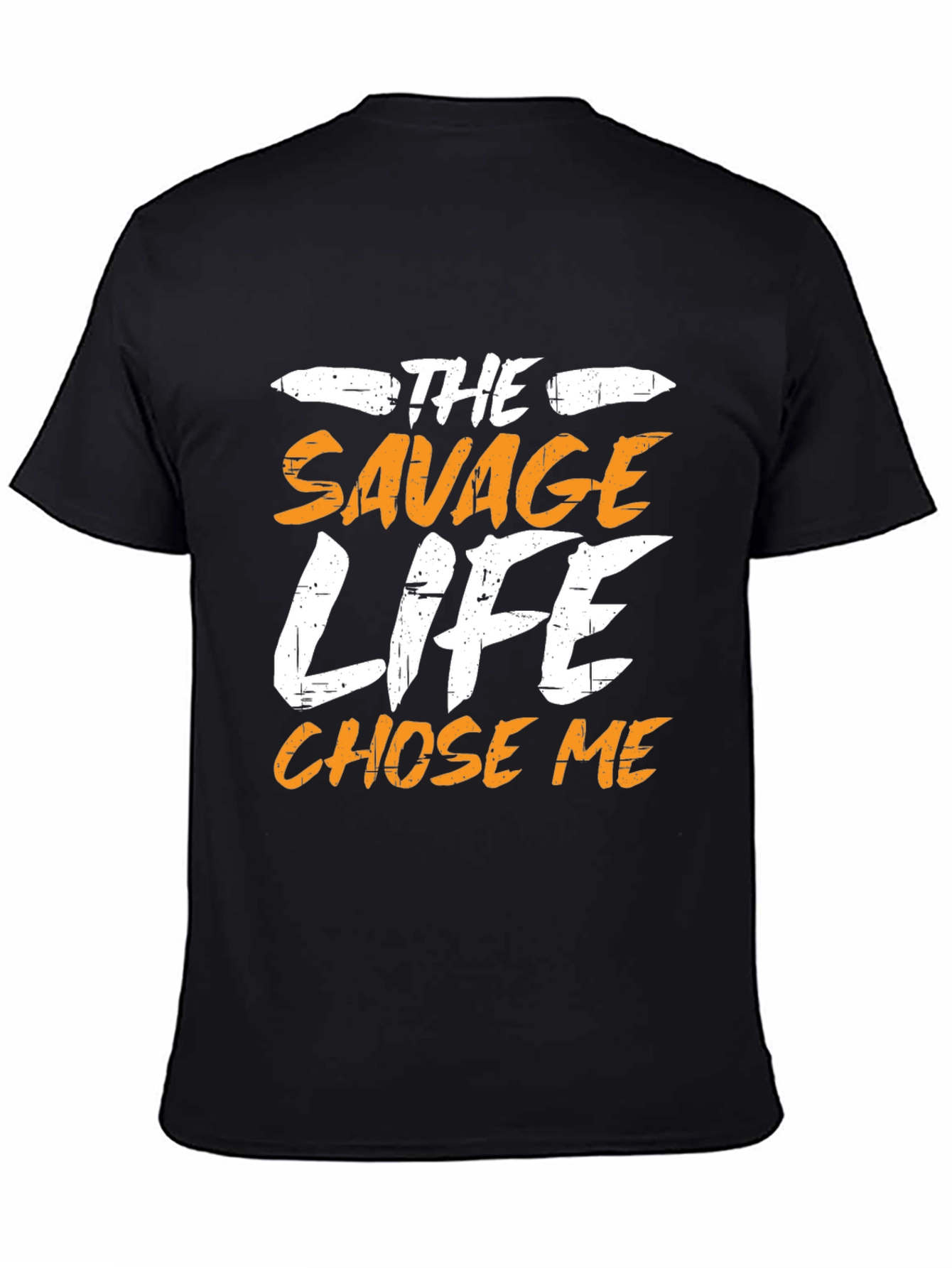 Savage Life Mens Graphic T-Shirt - Black