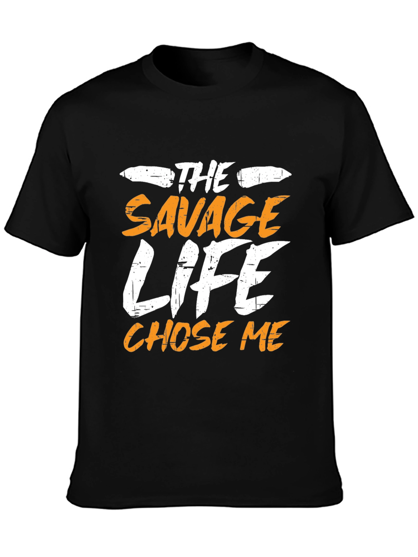 Savage Life Mens Graphic T-Shirt - Black