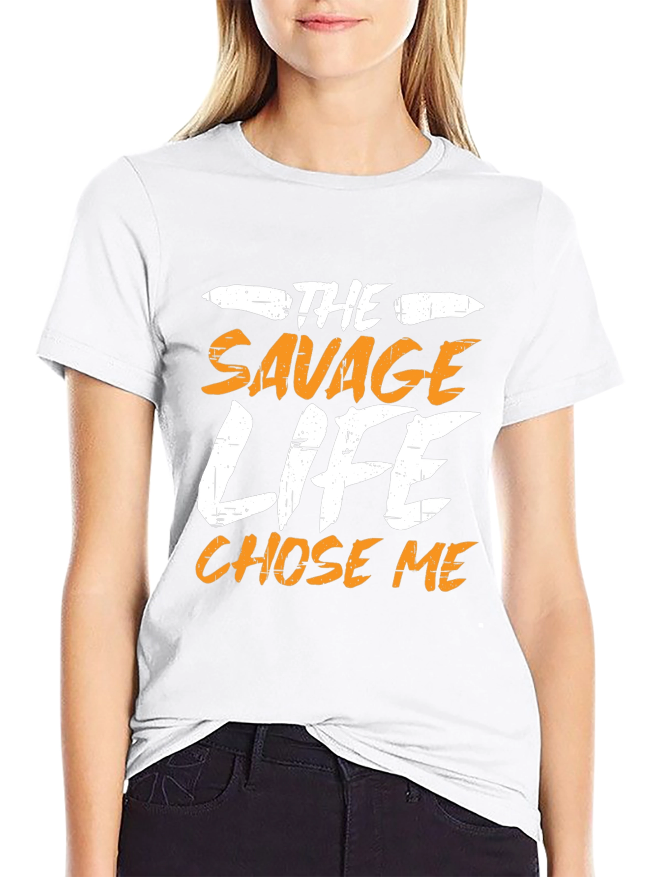 Savage Life Mens Graphic T-Shirt - Black