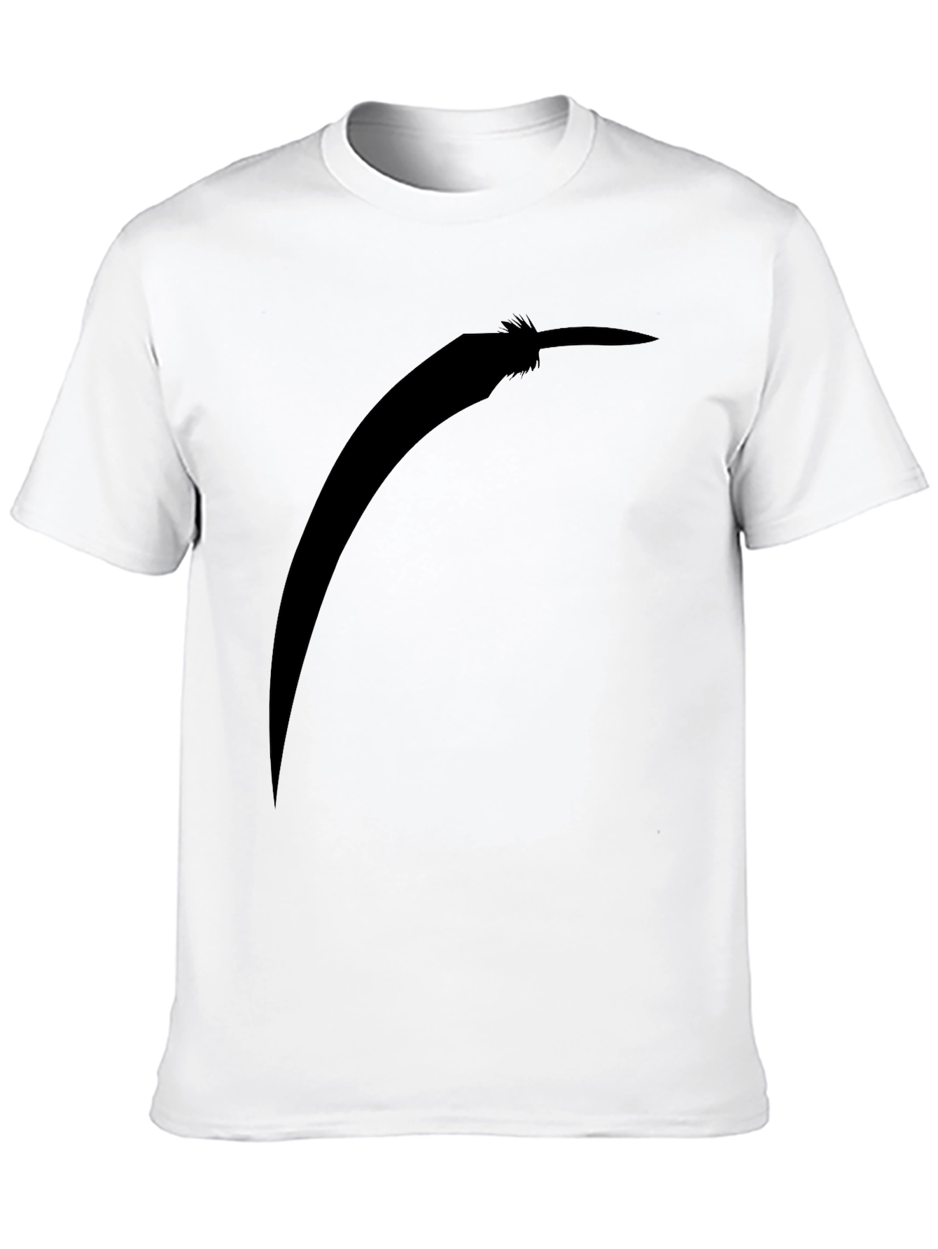 Black T-Shirt with Pepper Silhouette