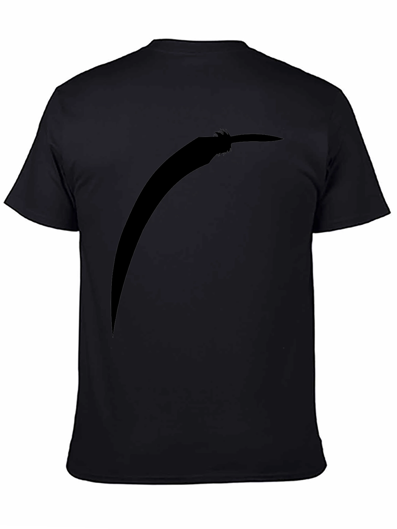 Black T-Shirt with Pepper Silhouette