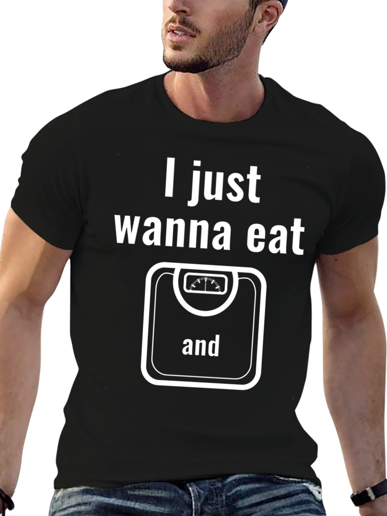 Funny Eat and Weigh Scale T-Shirt