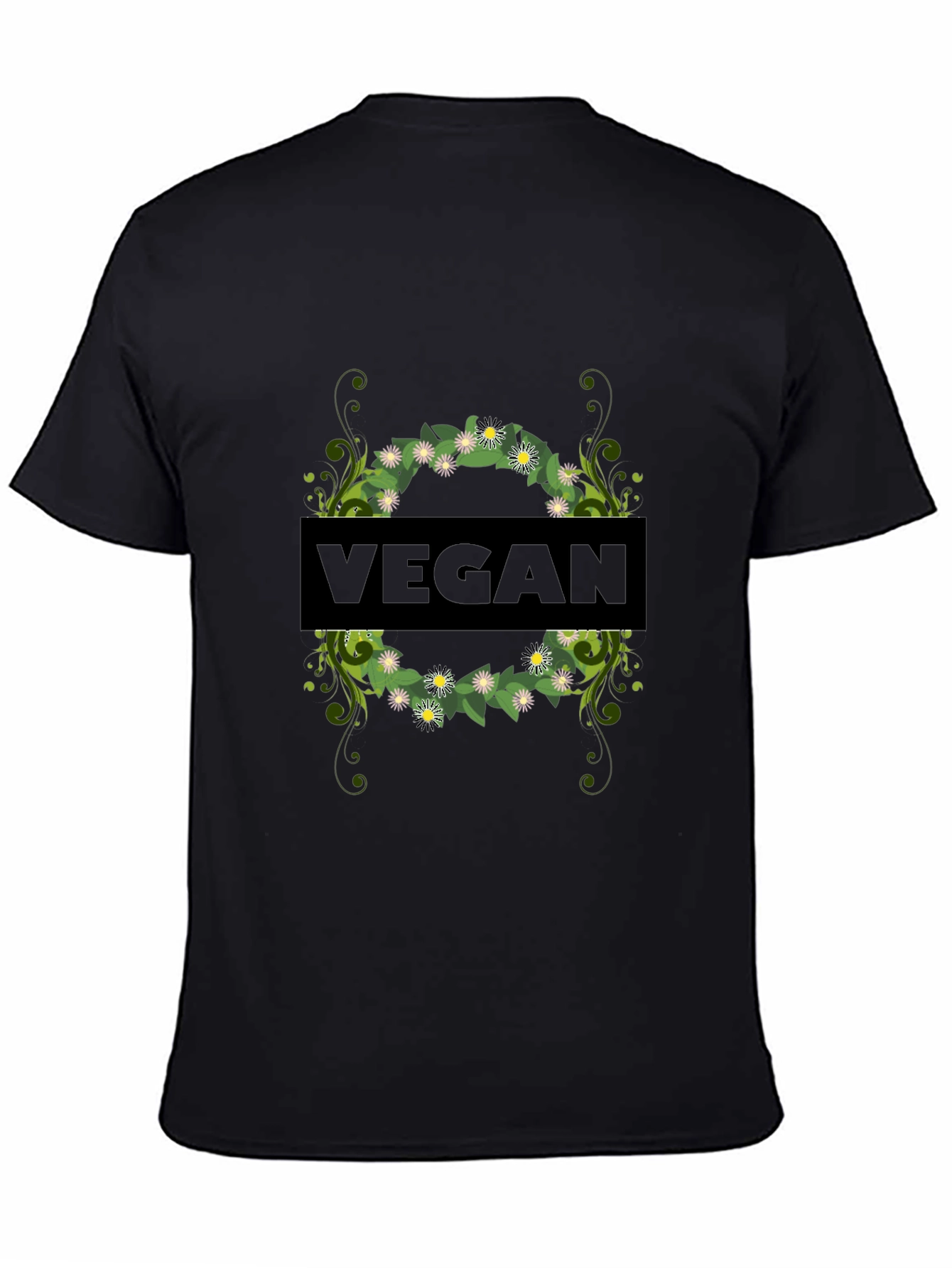 Vegan Floral T-Shirt - Stylish & Comfortable