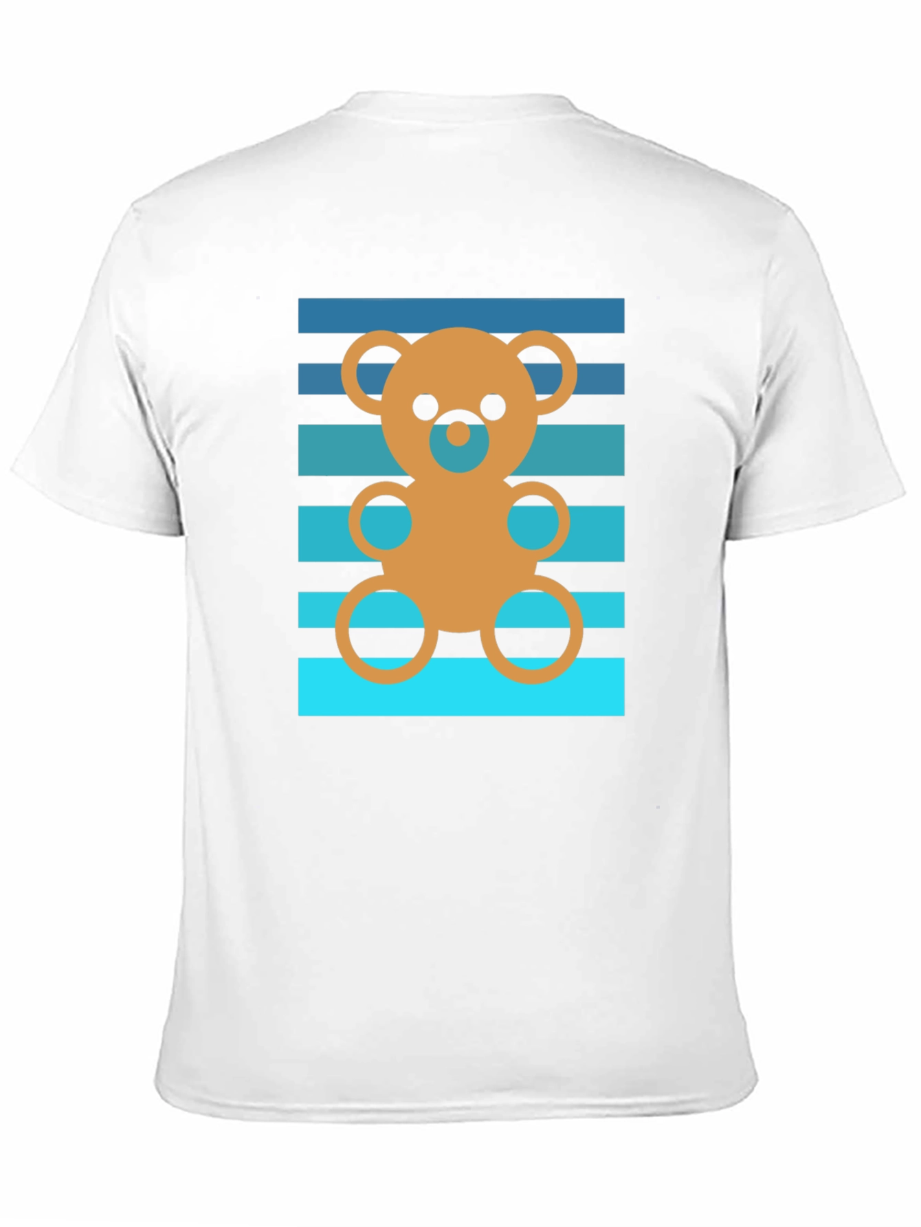 Retro Teddy Bear Graphic Tee - Soft Cotton Blend