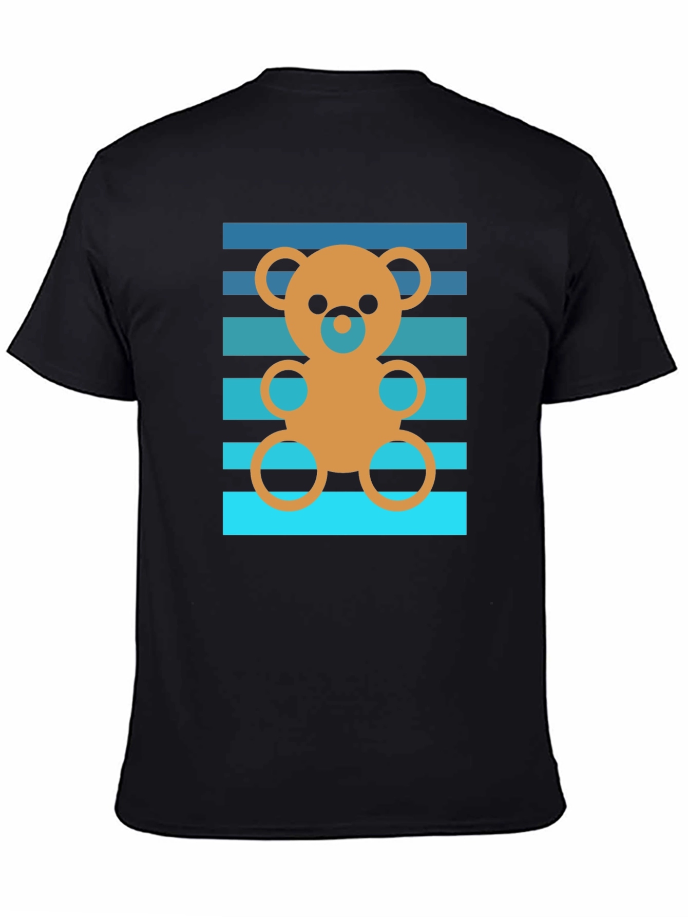 Retro Teddy Bear Graphic Tee - Soft Cotton Blend