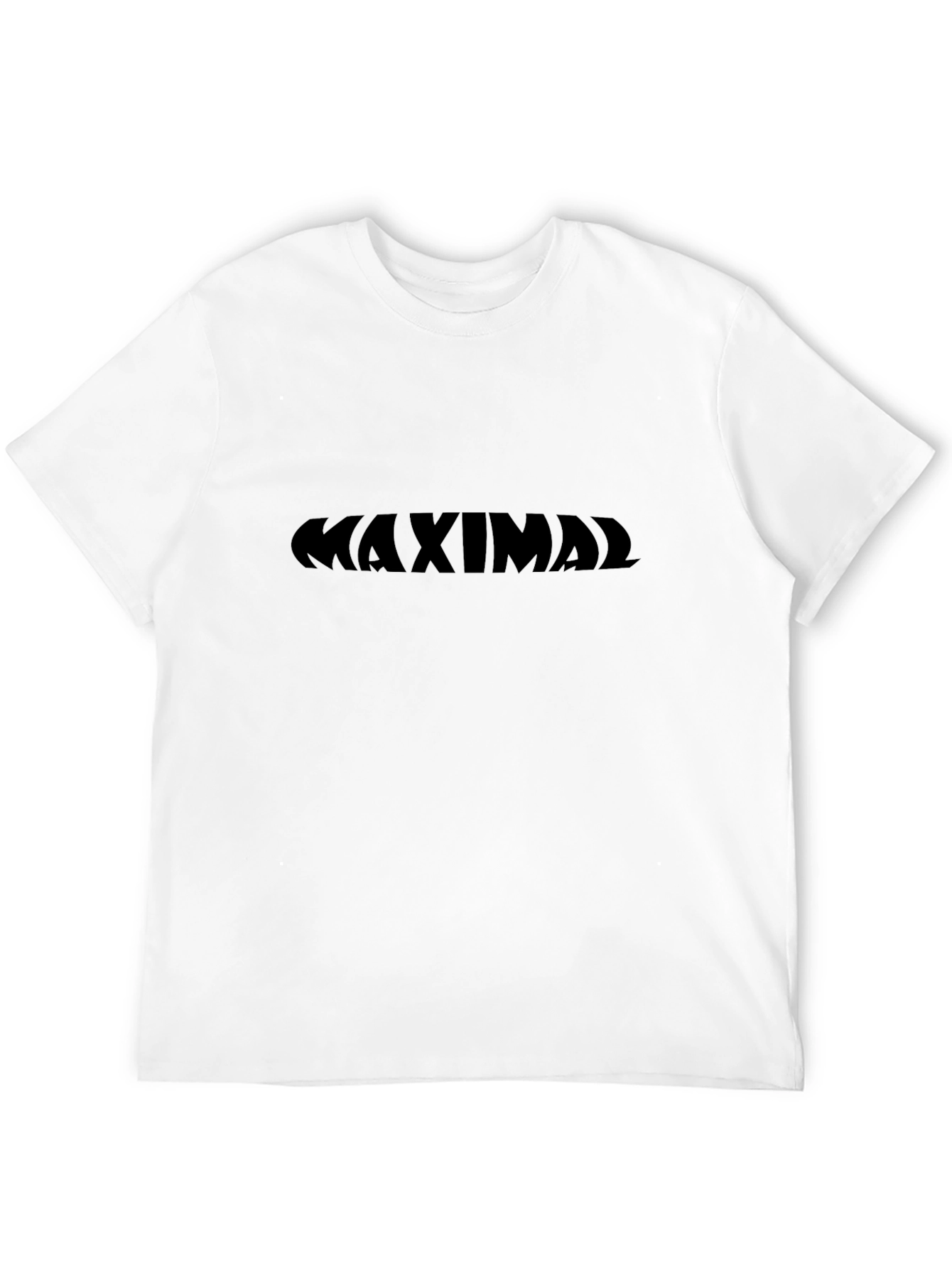 Maximal Graphic Tee - Stylish Black Cotton T-Shirt
