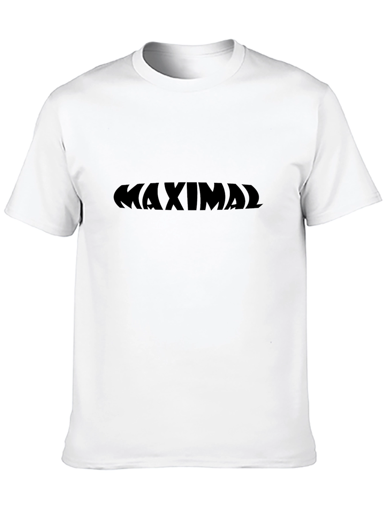 Maximal Graphic Tee - Stylish Black Cotton T-Shirt