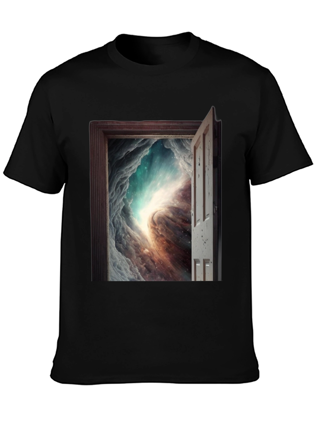 Cosmic Doorway T-Shirt - Black Graphic Tee