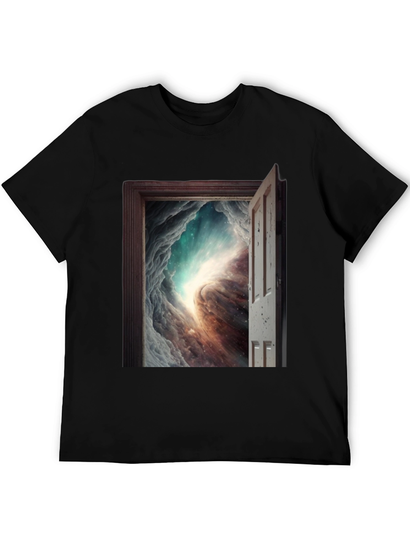Cosmic Doorway T-Shirt - Black Graphic Tee